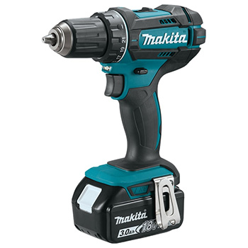 Makita LXT set - akumulatorska bušilica-odvijač DDF482Z + akumulatorski udarni odvijač DTD156Z + punjač + 2 baterije + Makpac DLX2339J-3