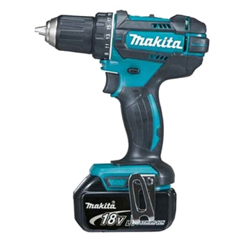 Makita LXT set - akumulatorska bušilica-odvijač DDF482Z + akumulatorski udarni odvijač DTD156Z + punjač + 2 baterije + Makpac DLX2339J-4