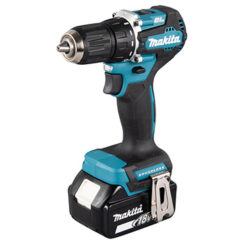 Makita LXT set - akumulatorska bušilica-odvijač DDF487Z + akumulatorski udarni odvijač DTD157Z + punjač + 2 baterije + komplet pribora 38-delni + Makpac DLX2423JX4-2