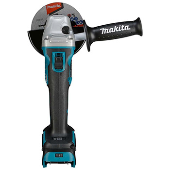 Makita LXT set - akumulatorska bušilica-odvijač DDF486Z + akumulatorska ugaona brusilica DGA513Z + punjač + 3 baterije + Makpac DLX2431TJ-6