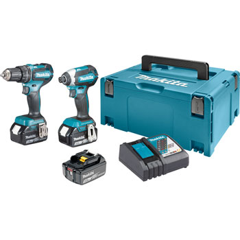 Makita LXT aku set odvijača (DTD153 + DHP485) 3,0 Ah u koferu sa tri baterije i punjačem DLX2283JX1 Makita LXT aku set odvijača (DTD153 + DHP485) 3,0 Ah u koferu sa tri baterije i punjačem DLX2283JX1