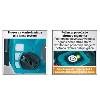 Makita akumulatorska lančana testera DUC254Z-4 Makita akumulatorska lančana testera DUC254Z-4