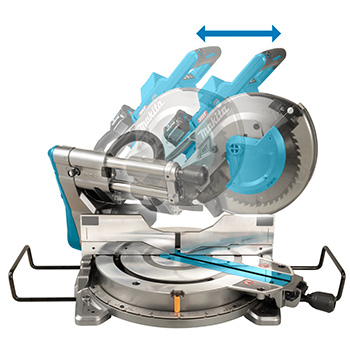 Makita akumulatorska testera za koso sečenje 40V XGT LS004GZ01-4