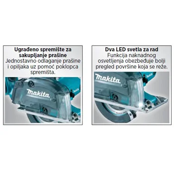 Makita akumulatorska testera za metal DCS552Z-2