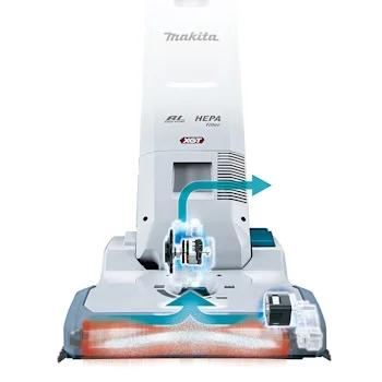 Makita akumulatorski uspravni čistač 40V XGT 100W 5l VC010GZ-3