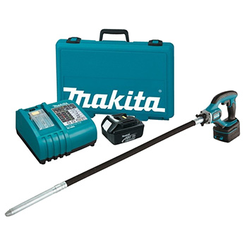 Makita akumulatorski vibrator za beton DVR450RFE Makita akumulatorski vibrator za beton DVR450RFE