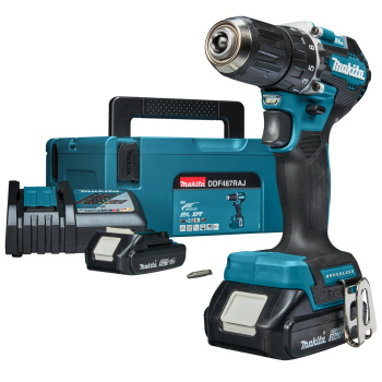 Makita akumulatorska bušilica odvijač 18V LXT DDF487RAJ-1