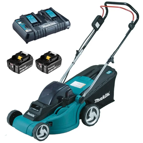 Makita akumulatorska kosilica sa punjačem i dve baterije DLM380Z23RDAKC