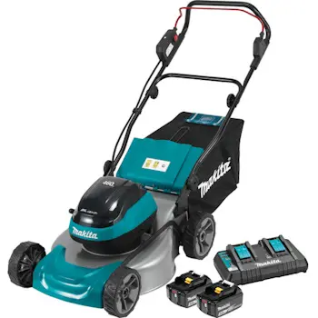 Makita akumulatorska potisna kosačica 18V LXT DLM466PT2 2x18V 46cm bezčetkasti motor