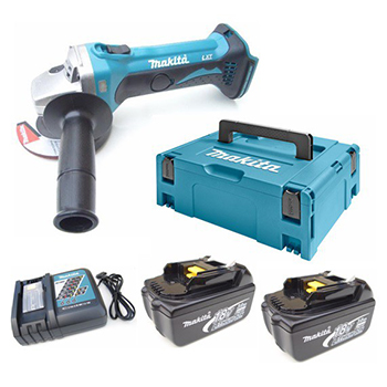 Makita akumulatorska ugaona brusilica DGA452RFJ Makita akumulatorska ugaona brusilica DGA452RFJ