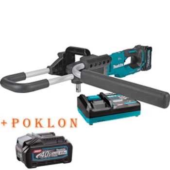 Makita akumulatorski bušač za zemlju 40V DG002GM101 + POKLON Makita baterija XGT Li-ion 40V/4.0Ah BL4040F 1910N6-8 Makita akumulatorski bušač za zemlju 40V DG002GM101 + POKLON Makita baterija XGT Li-ion 40V/4.0Ah BL4040F 1910N6-8
