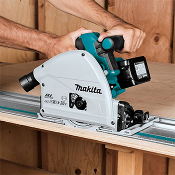 Makita bežična testera za čeono glodanje DSP600ZJ Makita bežična testera za čeono glodanje DSP600ZJ