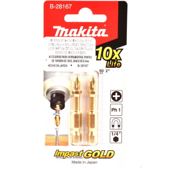 Makita bits nastavak PH1x50 GOLD 2/1 B-28167 Makita bits nastavak PH1x50 GOLD 2/1 B-28167