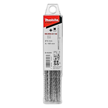 Makita burgija Namesis II SDS-plus 6x165mm set 10/1 B-63264 Makita burgija Namesis II SDS-plus 6x165mm set 10/1 B-63264