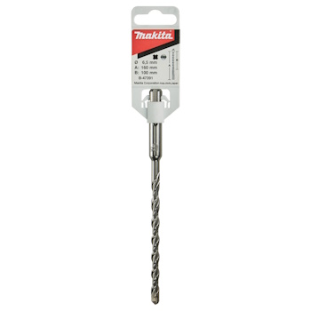 Makita burgija V-plus SDS-plus 6.5x160mm B-47391 Makita burgija V-plus SDS-plus 6.5x160mm B-47391
