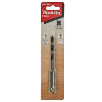 Makita burgija za drvo SDS-plus 6x123mm B-57504 Makita burgija za drvo SDS-plus 6x123mm B-57504