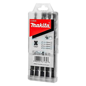 Makita SDS-Plus burgije komplet od 5 komada D-36049 Makita SDS-Plus burgije komplet od 5 komada D-36049