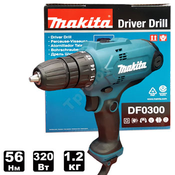 Makita električna bušilica zavrtač DF0300 Makita električna bušilica zavrtač DF0300