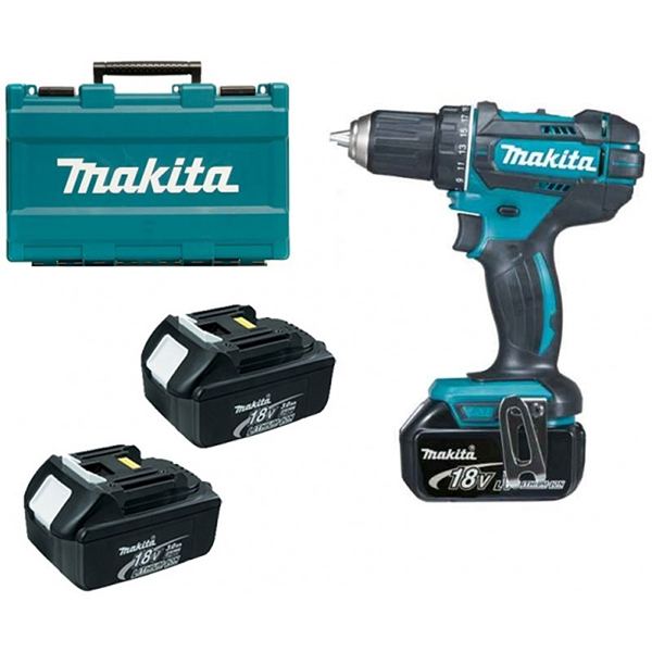Makita akumulatorska bušilica - odvijač DDF482RFE3 + poklon Makita set burgija i umetaka P-57087 Makita akumulatorska bušilica - odvijač DDF482RFE3 + poklon Makita set burgija i umetaka P-57087