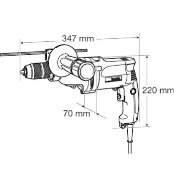 Makita udarna bušilica DP4011 Makita udarna bušilica DP4011