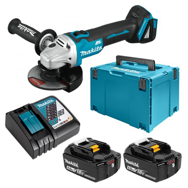 Makita akumulatorska ugaona brusilica DGA504RTJ