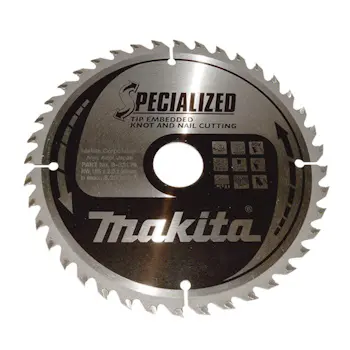 Makita cirkularni list za drvo sa čvorovima i ekserima 185x30x2.0mm 40T 25g B-33174 Makita cirkularni list za drvo sa čvorovima i ekserima 185x30x2.0mm 40T 25g B-33174