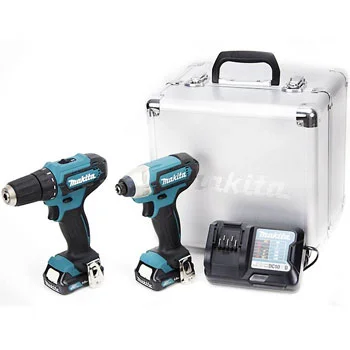 Makita aku set odvijača (DF333D + TD110D) 1,5 Ah u koferu sa dve baterije i punjačem CLX224X Makita aku set odvijača (DF333D + TD110D) 1,5 Ah u koferu sa dve baterije i punjačem CLX224X