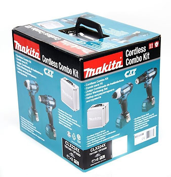 Makita aku set odvijača (DF333D + TD110D) 1,5 Ah u koferu sa dve baterije i punjačem CLX224X-2