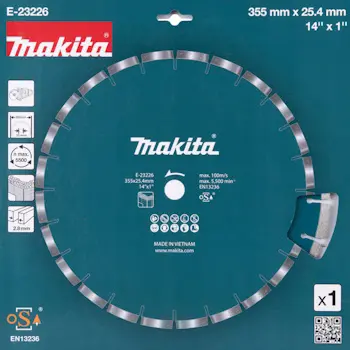 Makita dijamantski disk 355x25.4mm E-23226 Makita dijamantski disk 355x25.4mm E-23226