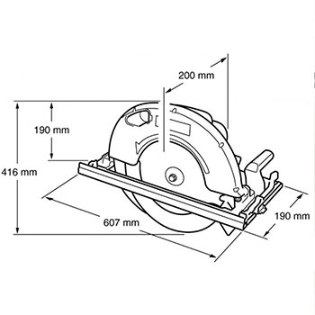Makita ručna kružna testera 5143R Makita ručna kružna testera 5143R