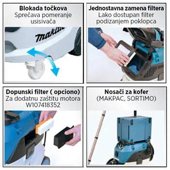 Makita usisivač VC4210LX-2