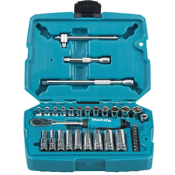 Makita 34-delni komplet ključeva sa čegrtaljkom i priključcima B-65567 Makita 34-delni komplet ključeva sa čegrtaljkom i priključcima B-65567