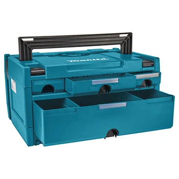 Makita kutija za alat MAKPAC tip 3 V1 sa 4 fioke P-84311 Makita kutija za alat MAKPAC tip 3 V1 sa 4 fioke P-84311