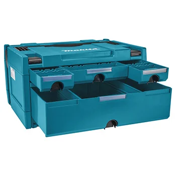 Makita kutija za alat MAKPAC tip 3 V1 sa 4 fioke P-84311 Makita kutija za alat MAKPAC tip 3 V1 sa 4 fioke P-84311