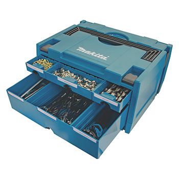 Makita kutija za alat MAKPAC tip 3 V1 sa 4 fioke P-84311 Makita kutija za alat MAKPAC tip 3 V1 sa 4 fioke P-84311