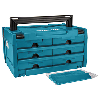 Makita kutija za alat MAKPAC tip 3 V3 sa 6 fioka P-84333 Makita kutija za alat MAKPAC tip 3 V3 sa 6 fioka P-84333