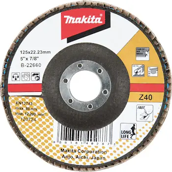 Makita lamelarni brusni disk cirkon-aluminium B-22816
