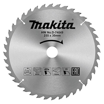 Makita list za cirkular za drvo 255mm D-74049