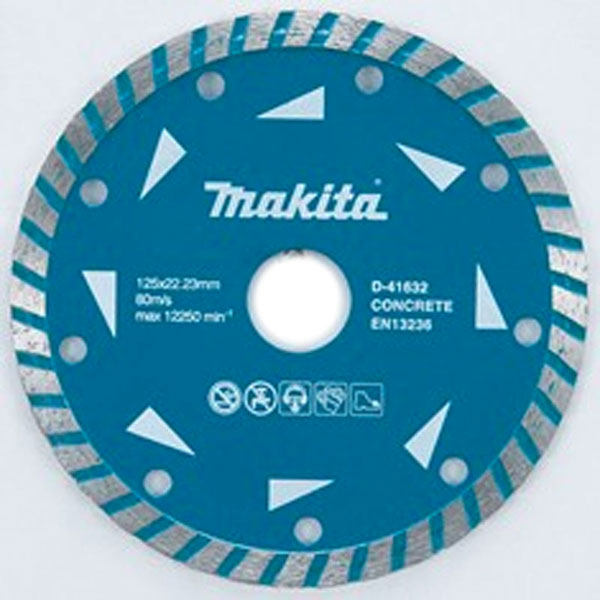 Makita talasasti list za suvo sečenje betona i mermera 125mm D-41632 Makita talasasti list za suvo sečenje betona i mermera 125mm D-41632
