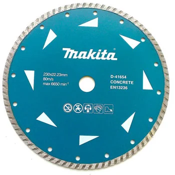 Makitt za suvo sečenje betona 230mm D-41654a talasasti list Makitt za suvo sečenje betona 230mm D-41654a talasasti list