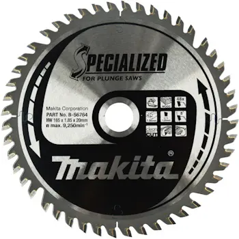 Makita T.C.T list testere sa tvrdim metalnim (karbidnim) zupcima za SP600D 165x20mmx48T B-56764 Makita T.C.T list testere sa tvrdim metalnim (karbidnim) zupcima za SP600D 165x20mmx48T B-56764