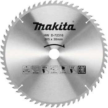Makita T.C.T list testere 305mm D-72316 Makita T.C.T list testere 305mm D-72316