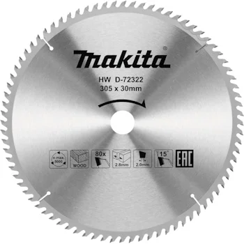 Makita T.C.T list testere 305mm D-72322 Makita T.C.T list testere 305mm D-72322