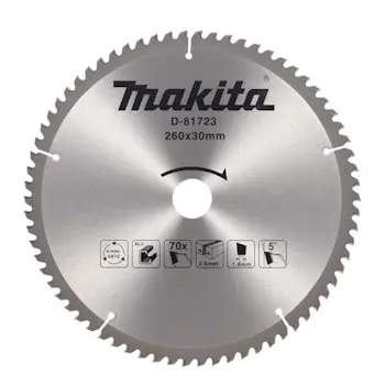 Makita list testere za aluminijum 260x30mm 70 zuba D-81723