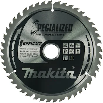 Makita TCT Efficut list za testeru 216mm E-06987 Makita TCT Efficut list za testeru 216mm E-06987