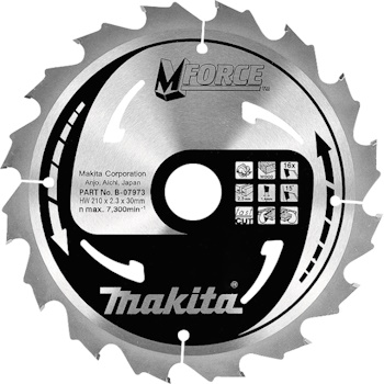 Makita list za testeru od tvrdog metala MForce 210mm B-07973 Makita list za testeru od tvrdog metala MForce 210mm B-07973