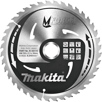 Makita list za testeru od tvrdog metala MForce 230mm B-08115 Makita list za testeru od tvrdog metala MForce 230mm B-08115