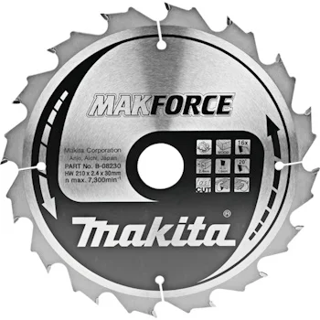 Makita list za testeru od tvrdog metala MAKForce 210mm B-08230 Makita list za testeru od tvrdog metala MAKForce 210mm B-08230