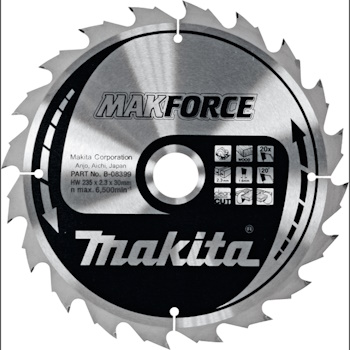 Makita list za testeru od tvrdog metala MAKForce 235mm B-08399 Makita list za testeru od tvrdog metala MAKForce 235mm B-08399