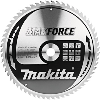 Makita list za testeru od tvrdog metala MAKForce 355mm B-08545 Makita list za testeru od tvrdog metala MAKForce 355mm B-08545